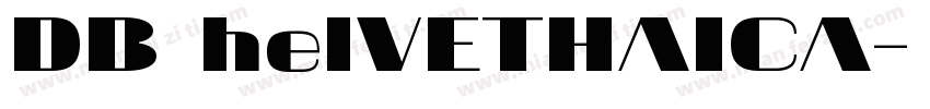 DB helVETHAICA字体转换